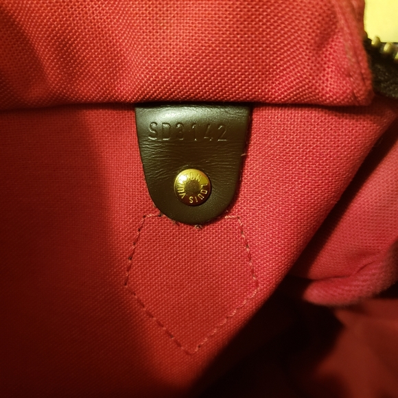 Authentic Louis Vuitton Speedy 25 Damier Ebene - Picture 4 of 8